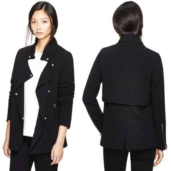 Aritzia Jackets & Blazers - Aritzia Wilfred Mayet Jacket Black Size Small Relax Fit Japanese Fabric Minimal